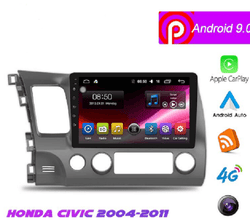 [open box] 10.1" Android 9 Navigation Radio for Honda Civic 2004 - 2011