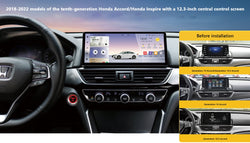 [Open Box] 12.3" Android 12/13/14 Fast boot Horizontal Screen Navi Radio for HONDA ACCORD /INSPIRE 2018-2022 models