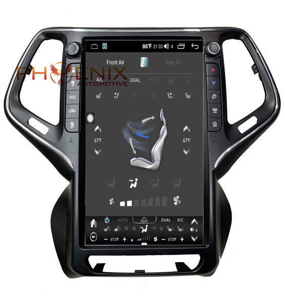 [Open box] 13.6" Vertical Screen Android 10/12/13 Fast boot Navigation Radio for Jeep Cherokee 2014 - 2021