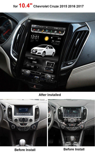 Open Box 10.4" Vertical Screen Android Navigation Radio for Chevrolet Cruze 2016 2017