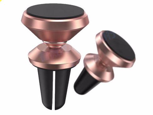 Luxury Universal Car Mount Aluminium Magnetic Phone Holder 360 Degree Rotation