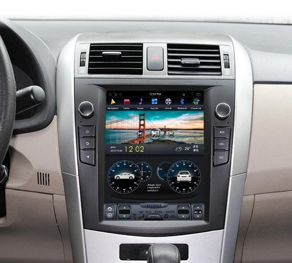 [ PX6 six-core ] 10.4" Vertical Screen Android 9 Fast Boot Navigation Radio for Toyota Corolla 2006 - 2013