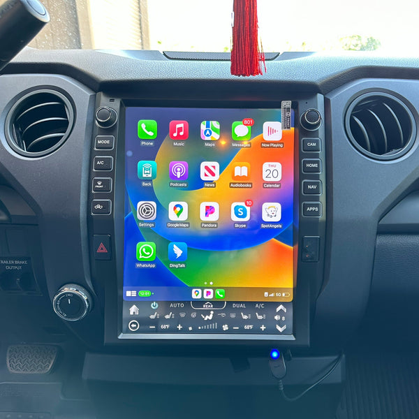 13” Android 13 / 10 Vertical Screen Navigation Radio for Toyota Tundra 2014 - 2021