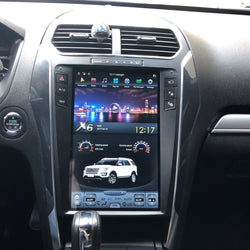 [ PX6 Six-core ] 12.1" Vertical Screen Android 9 Fast Boot Navigation Radio for Ford Explorer 2011 - 2019