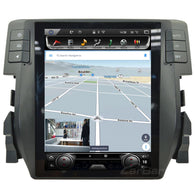 [ PX6 SIX-CORE ] 10.4" Vertical Screen Android 9 Fast boot Navigation Radio for Honda Civic 2016-2018